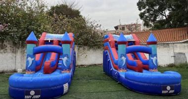 إعلان عن البيع نطاطية تفخ 6 عمق * 3 ارتفاع * 2.5 عرض