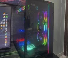 إعلان عن للبيع بي سي مستعمل خفيف 5080 و ryzen7 و شاشة 2k