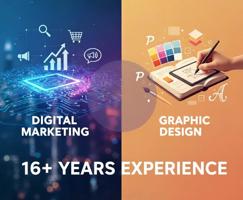 إعلان عن Digital Marketing & Designing, 16+ years of experience