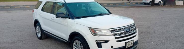 إعلان عن فورد اكسبلورر XLT موديل 2018 عداد قليل 127 بحالة الوكالة
