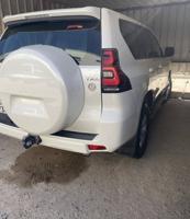 إعلان عن برادو ابيض موديل 2018 ماشي (112000) كم٢ شرط الفحص