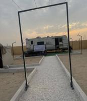 إعلان عن كشته متكون من كرفان وخيمه