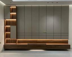 إعلان عن ديكورات خشب _جبس امبرد _وجار _بديل حجر _طولت _بديل شابرد _تربنتين جام