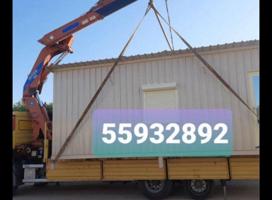 إعلان عن نقل شاليهات ومعدات شهري ويومي