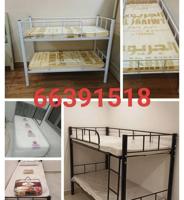 إعلان عن سرير حديد سراير طبية مراتب ومفروشات كبتات حديد وخشب توصيل مجاني جميع م