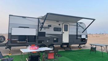 إعلان عن موديل 2019 افينجر امريكي 28 قدم + مكينة كهرباءI  سايلنت power