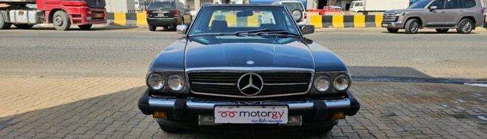 إعلان عن للبيع مرسيدس 560SL موديل 1987 نظيفة