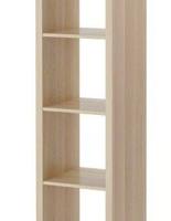 إعلان عن KALLAX Shelving unit, white stained oak effect, 42x147
