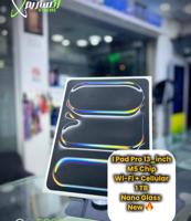 إعلان عن ايباد برو 13 انش m5 chip / شريحة + واى فاى/ سعة 1 تيرا بايتnano glass