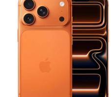 إعلان عن iPhone 17 pro max 256g orange