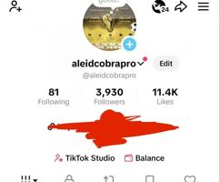 إعلان عن حساب تيك توك 4 آلاف متابع و 11.4k لايك