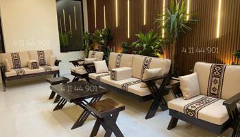 إعلان عن كراسي حديد ملكية + كراسي خشب جاهزة شغل الرياض 📌🇰🇼