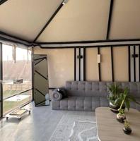 إعلان عن للبيع خيمتين تركيب ٤ طبقات السقف والواجهة شفافة البيع جملة