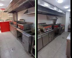 إعلان عن مطعم ماكولات خفيفة وهامبورغر في شرق