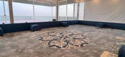 إعلان عن فرش ديوانيات خيام غرف سجاد ومساند تفصال وتنجيد