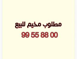 إعلان عن مطلوب مخيم