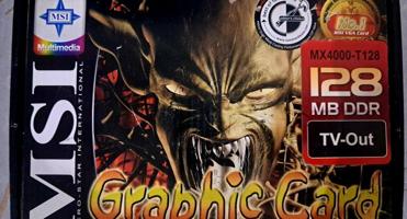 إعلان عن كرت شاشة MSI GeForce4 MX4000 جديد – لم يُستعمل