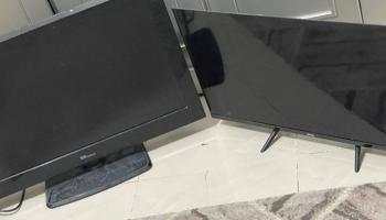 إعلان عن جهازين تلفزيون ب احجام مختلفه مستعمله