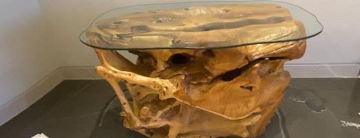 إعلان عن طاوله كونسول شجر طبيعي ١٠٠٪؜