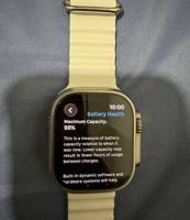 إعلان عن Apple watch ultra like new battery health 98%