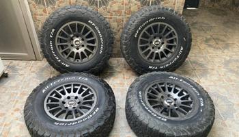 إعلان عن للبيع رنقات برايد الاصلية معا توايرهم حجم 17 - 6 براقي