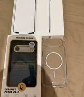 إعلان عن للبيع او البدل ايفون 17 اير لونه سكاي بلو مكفول