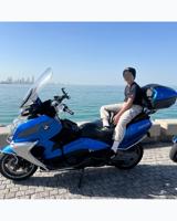 إعلان عن BMW scooter 650 GT