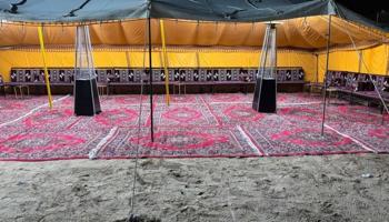 إعلان عن تأجير خيام عزاه قهوجي كراسي عزاه تاجير مكيفات تاجير بنشا تا